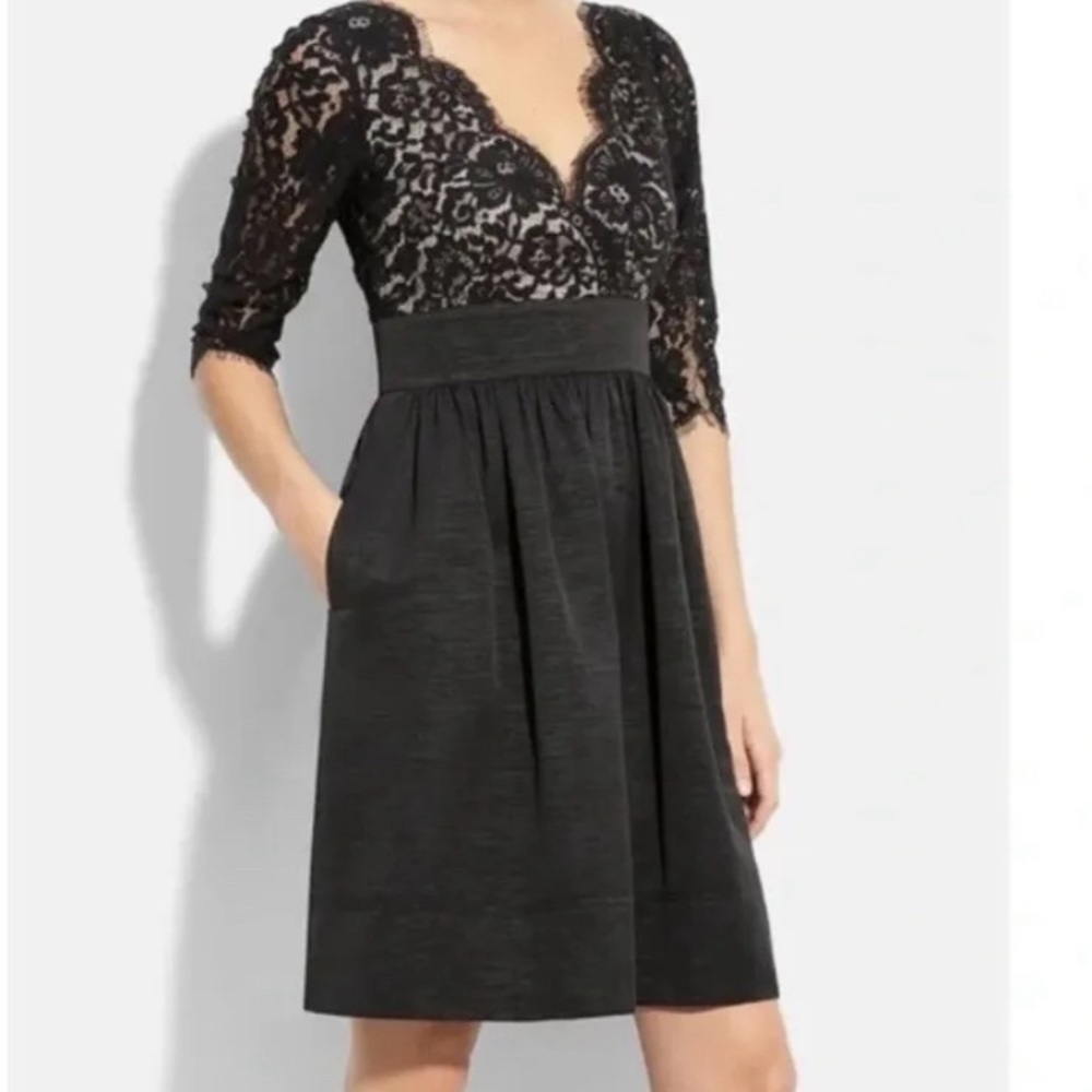 Eliza J Black Lace Dress size 6